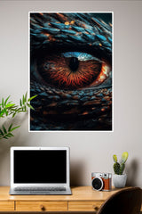 Blue and Brown Eye Wall Poster | Eyes Posters