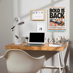 Bold is Black Poster | formula 1 Posters | Car Posters
