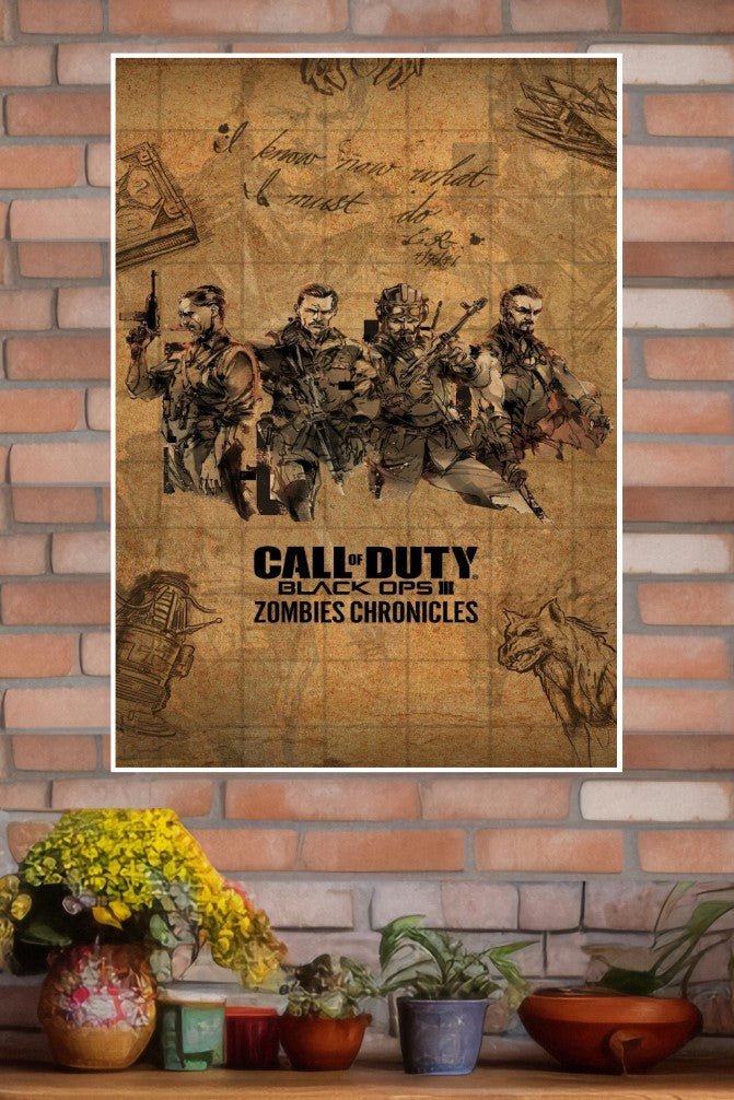 Call of Duty Black Ops III - Zombies Chronicles Poster| Games Posters