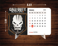 Call of Duty Modern Warfare Premium Table Desk Calendar – 2026