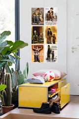 Charlie Chaplin Hollywood Movie Poster | Combo Wall Poster Set | Pack of 6 Posters