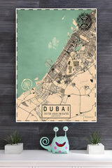 City in the United Arab Emirates Dubai Poster | Map Posters