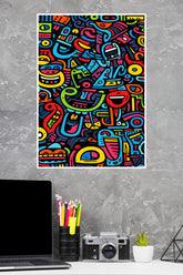 Colorful Abstract Pattern Poster | Art Posters