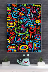 Colorful Abstract Pattern Poster | Art Posters