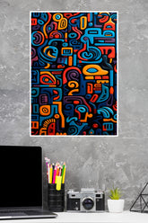 Colorful Font Poster | Art Posters