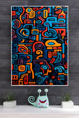 Colorful Font Poster | Art Posters