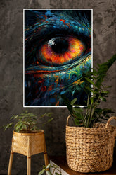 Colorful illustration of an Eye Poster | Eyes Posters