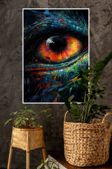 Colorful illustration of an Eye Poster | Eyes Posters