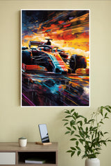 Colorful Formula F1 Car POster | Formula 1 Posters
