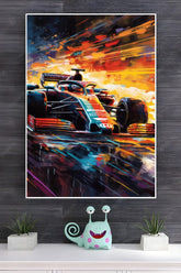 Colorful Formula F1 Car POster | Formula 1 Posters