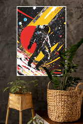 Colorful Space Astronaut Poster | Astronaut Posters