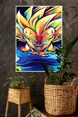 Colorful Vegeta Poster | Anime Posters