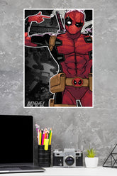 Comic Deadpool Poster, Marvel Poster | Superhero Posters