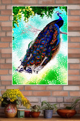 Craftsfest Colorful Peacock Poster | Animal Posters