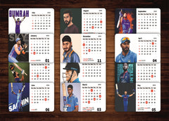 Cricket Man Premium Table Desk Calendar – 2026