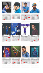Cricket KING Premium Table Desk Calendar