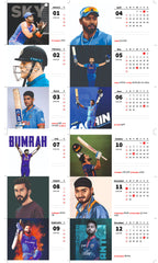 Cricket KING Premium Table Desk Calendar