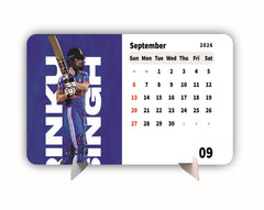 Cricket King Premium Table Desk Calendar – 2026