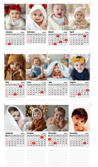 Cute Little Baby Premium Table Desk Calendar