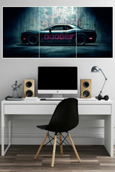DODGE-CHALLENGER-CAR-Poster-|-3-Split-Poster