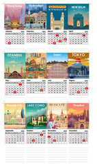 DREAM City Premium Table Desk Calendar
