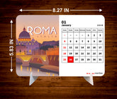 DREAM City Place Premium Table Desk Calendar