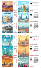 DREAM City Place Premium Table Desk Calendar