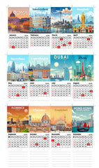 DREAM City Place Premium Table Desk Calendar