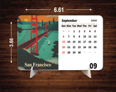 Dream City Place Premium Table Desk Calendar – 2026