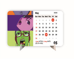 Dan da dan Anime Premium Table Desk Calendar – 2026
