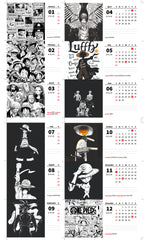 Dark One Piece D Luffy Premium Table Desk Calendar