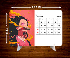 Demon Slayer Premium Table Desk Calendar