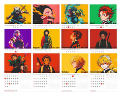 Demon Slayer Premium Table Desk Calendar