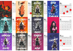 Demon Premium Table Desk Calendar