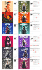 Demon Premium Table Desk Calendar