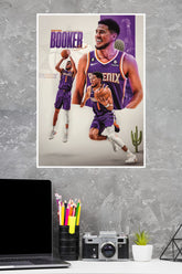 Devin Booker Poster | Basketball Posters | Sports Posters