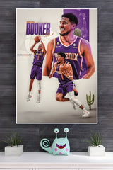 Devin Booker Poster | Basketball Posters | Sports Posters