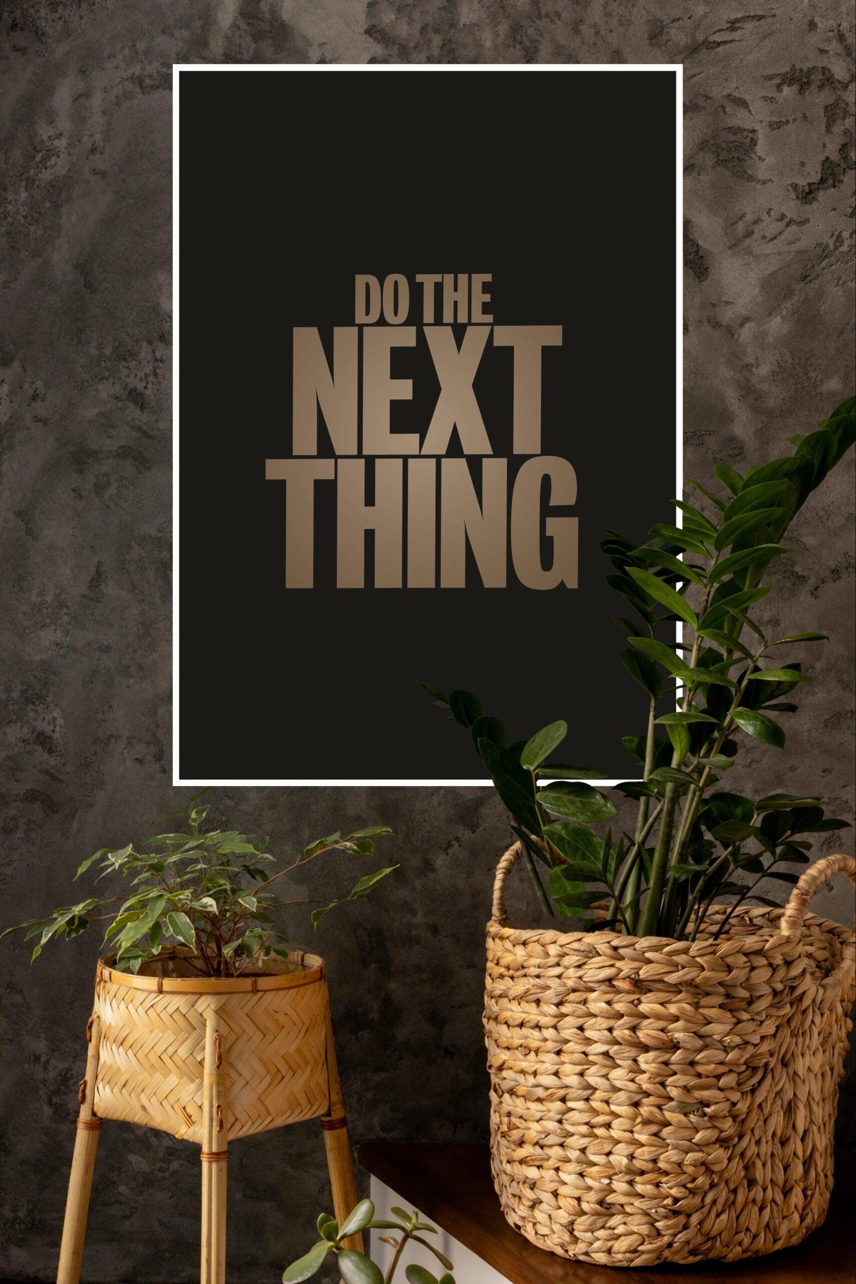 Do The Next Thing Poster | Gym and Motivational Quotes Posters