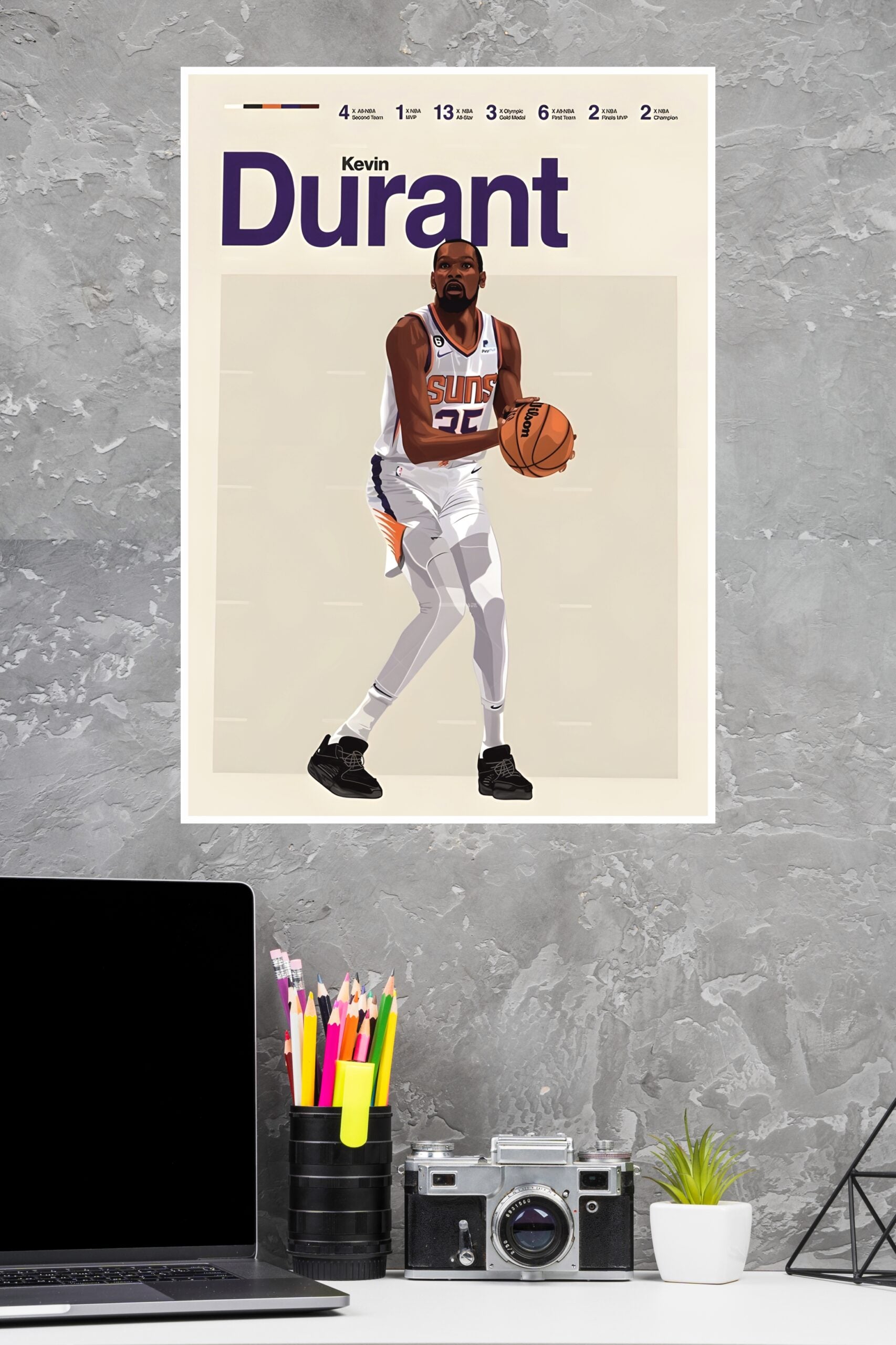 Durant Poster | Basketball Posters | Sports Posters