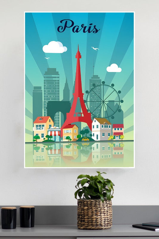 Eiffel Tower in Paris Poster | CIty Posters