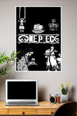 Elegant and Refined Black One Piece Poster | Anime Posters