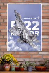 F-22 Raptor Poster | Fighter Plan Posters