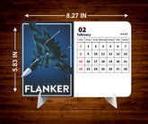 PLANES Premium Table Desk Calendar