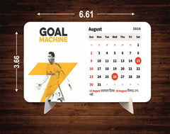 FOOTALL KING Premium Table Desk Calendar – 2026