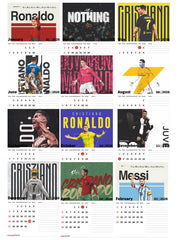 FOOTALL KING Premium Table Desk Calendar