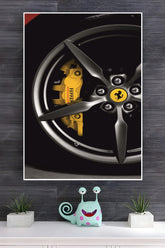 Ferrari F8 Spider Alloy Wheel Poster | Cars Posters
