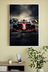 Ferrari F1-75 Formula 1 Car Poster | Formula 1 Posters