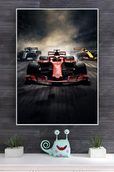 Ferrari F1-75 Formula 1 Car Poster | Formula 1 Posters