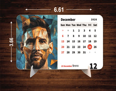 FOOTALL HERO Premium Table Desk Calendar – 2026