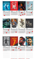 Football Man Premium Table Desk Calendar
